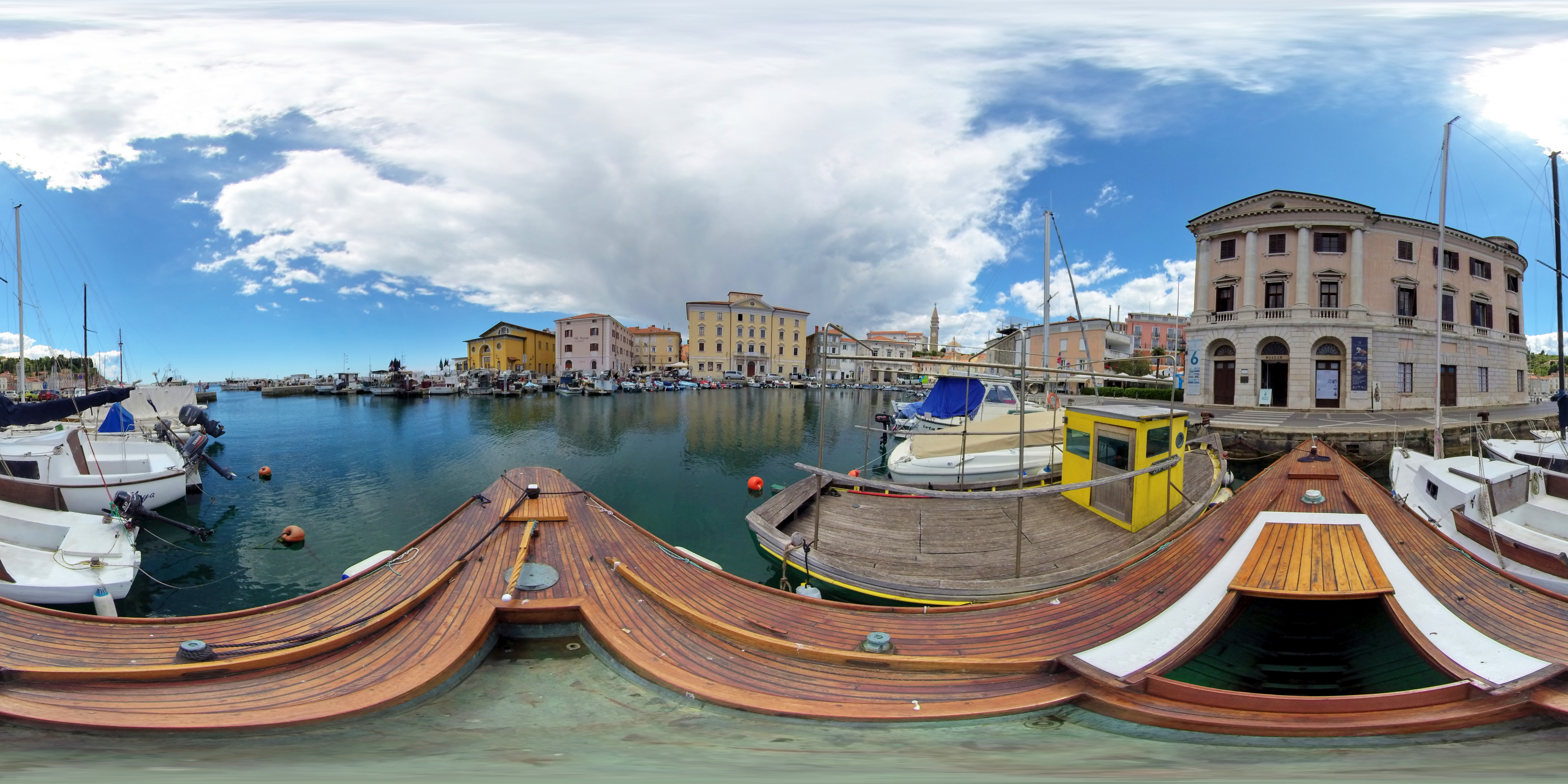 Percorso virtuale del porto di Pirano
